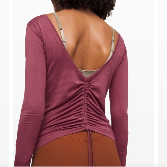 Lululemon Swiftly Speed Long Sleeve Flow, Plumful - Picture 1 of 7